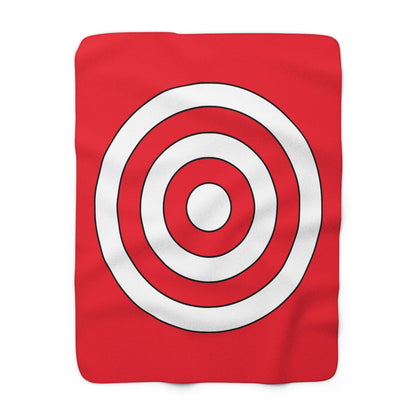 Hong Kong Retro Target Blanket Throw
