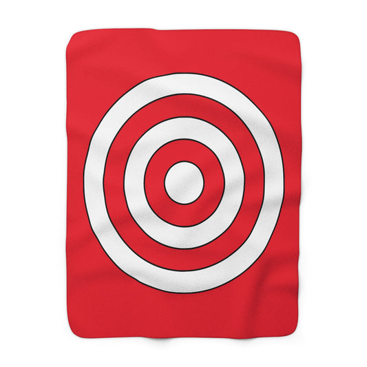 Hong Kong Retro Target Blanket Throw