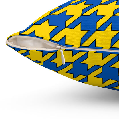 Ukraine Retro Houndstooth Cushion Pillow