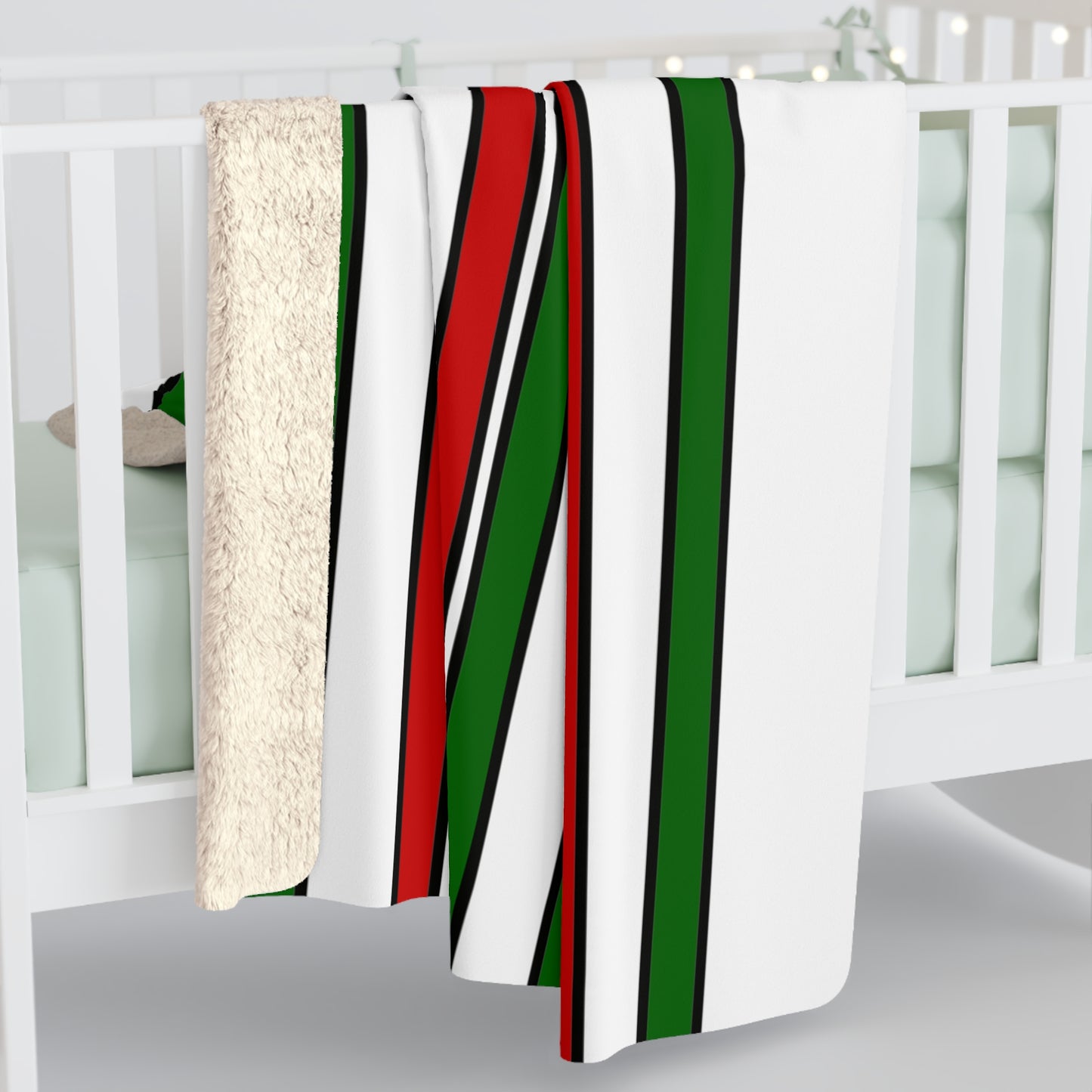 Tajikistan Retro Stripes Blanket Throw