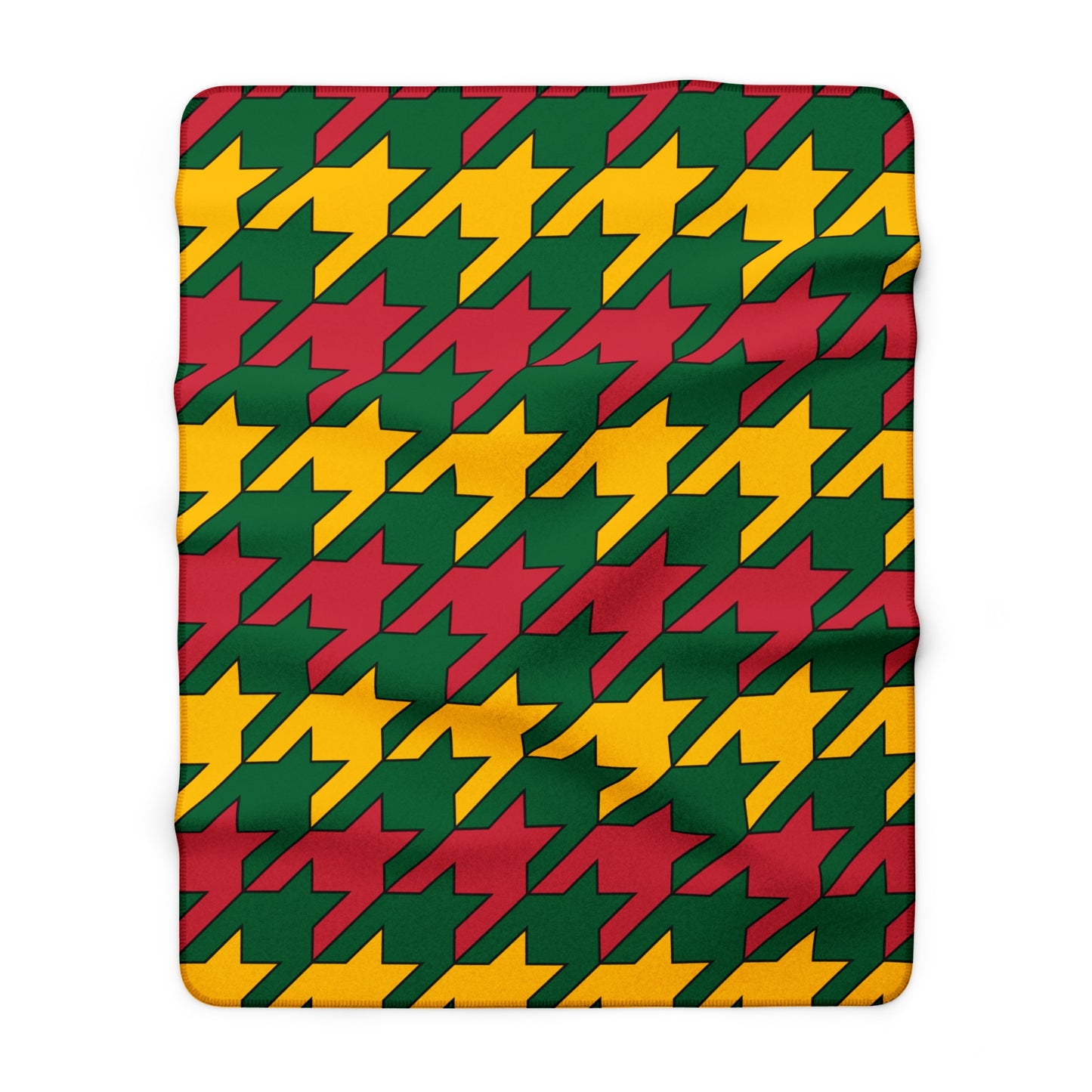 Mauritania Retro Houndstooth Blanket Throw