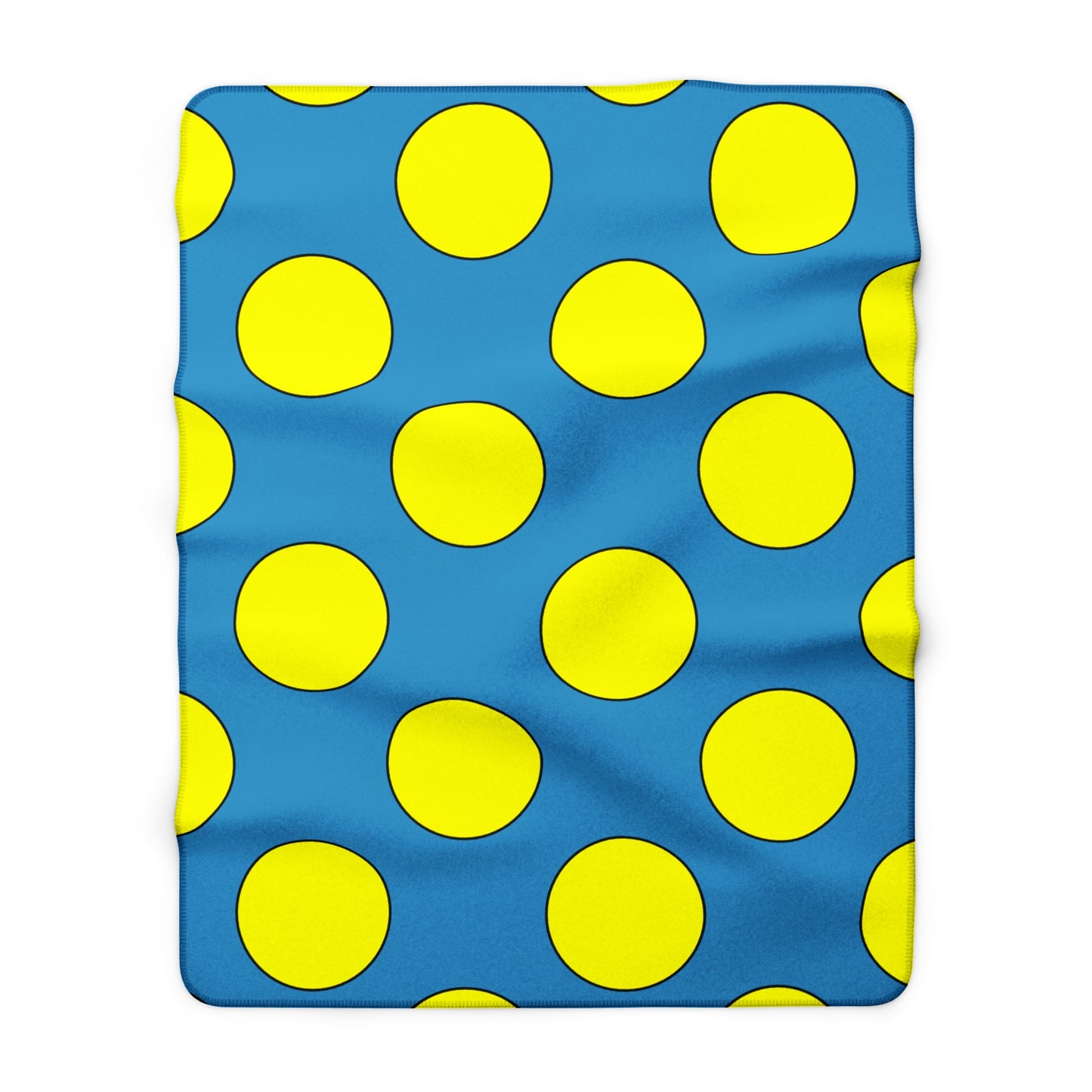 Aruba Retro Polka Dots Blanket Throw