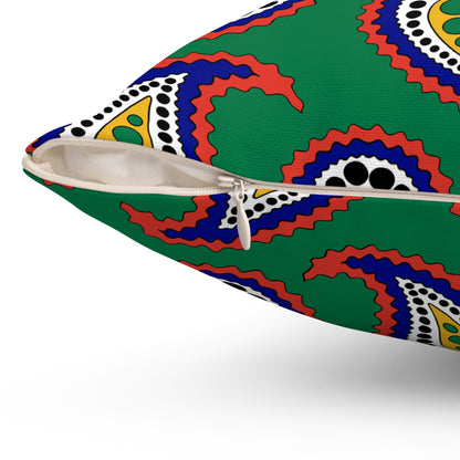 South Africa Retro Paisley Cushion Pillow