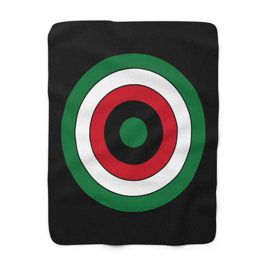 Syria Retro Target Blanket Throw