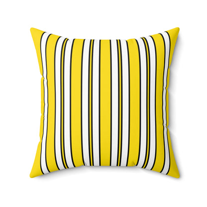 Vatican City Retro Stripes Cushion Pillow