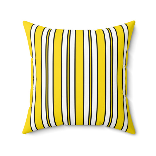 Vatican City Retro Stripes Cushion Pillow
