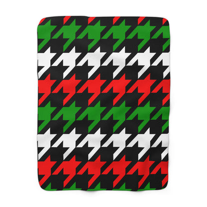 Sudan Retro Houndstooth Blanket Throw