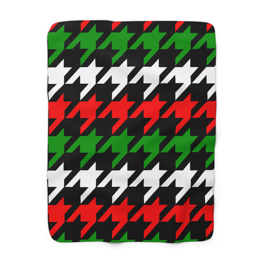 Sudan Retro Houndstooth Blanket Throw