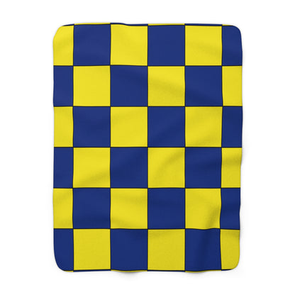 Curacao Retro Check Blanket Throw