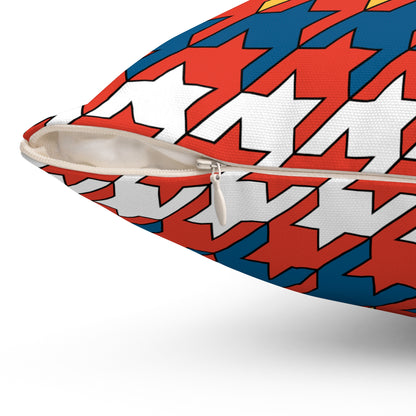 Kiribati Retro Houndstooth Cushion Pillow