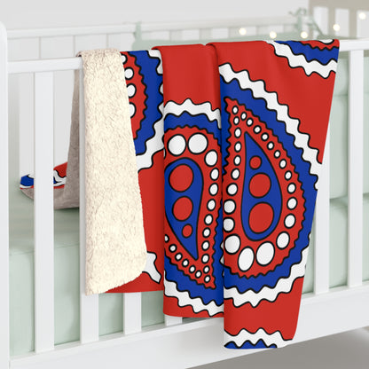 Chile Retro Paisley Blanket Throw