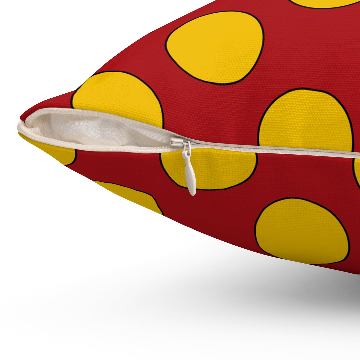 Spain Retro Polka Dots Cushion Pillow