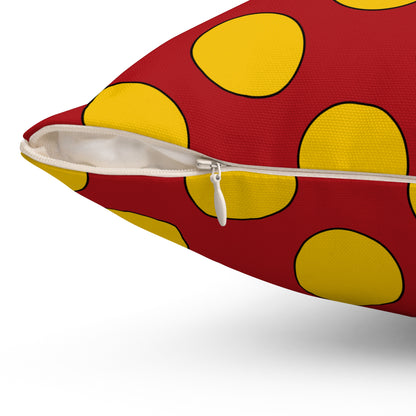 Spain Retro Polka Dots Cushion Pillow