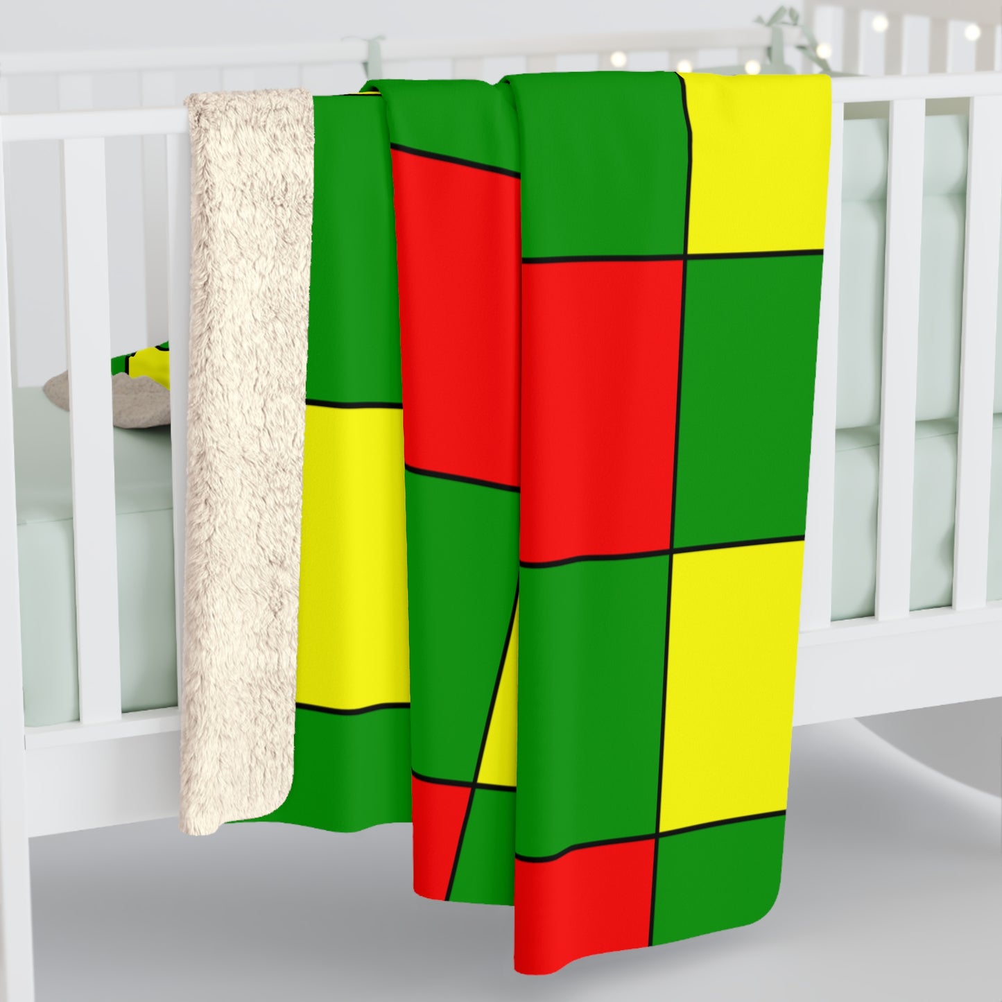 Guinea Retro Check Blanket Throw