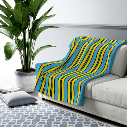 Palau Retro Stripes Blanket Throw