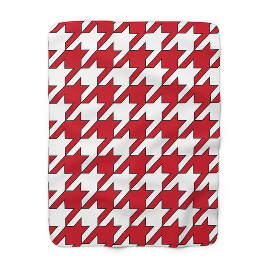 Bahrain Retro Houndstooth Blanket Throw