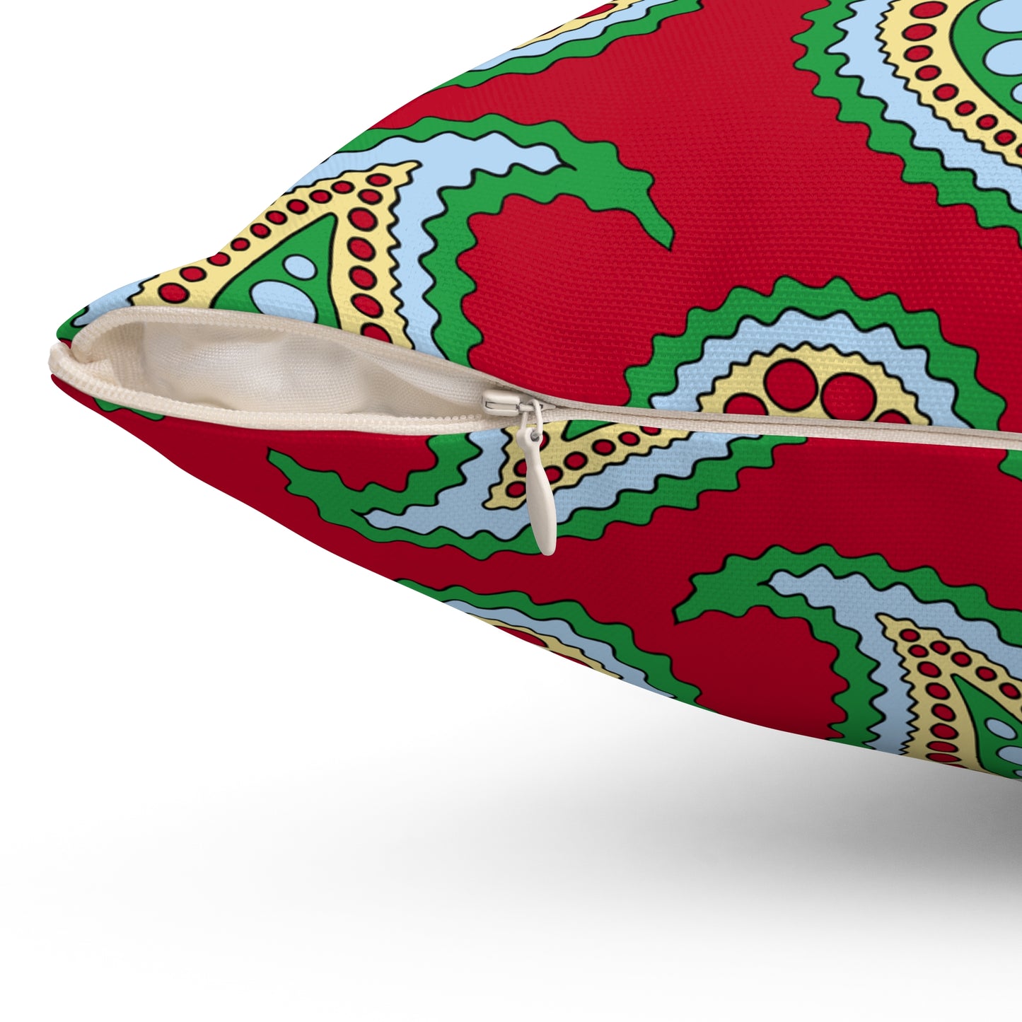 Eritrea Retro Paisley Cushion Pillow