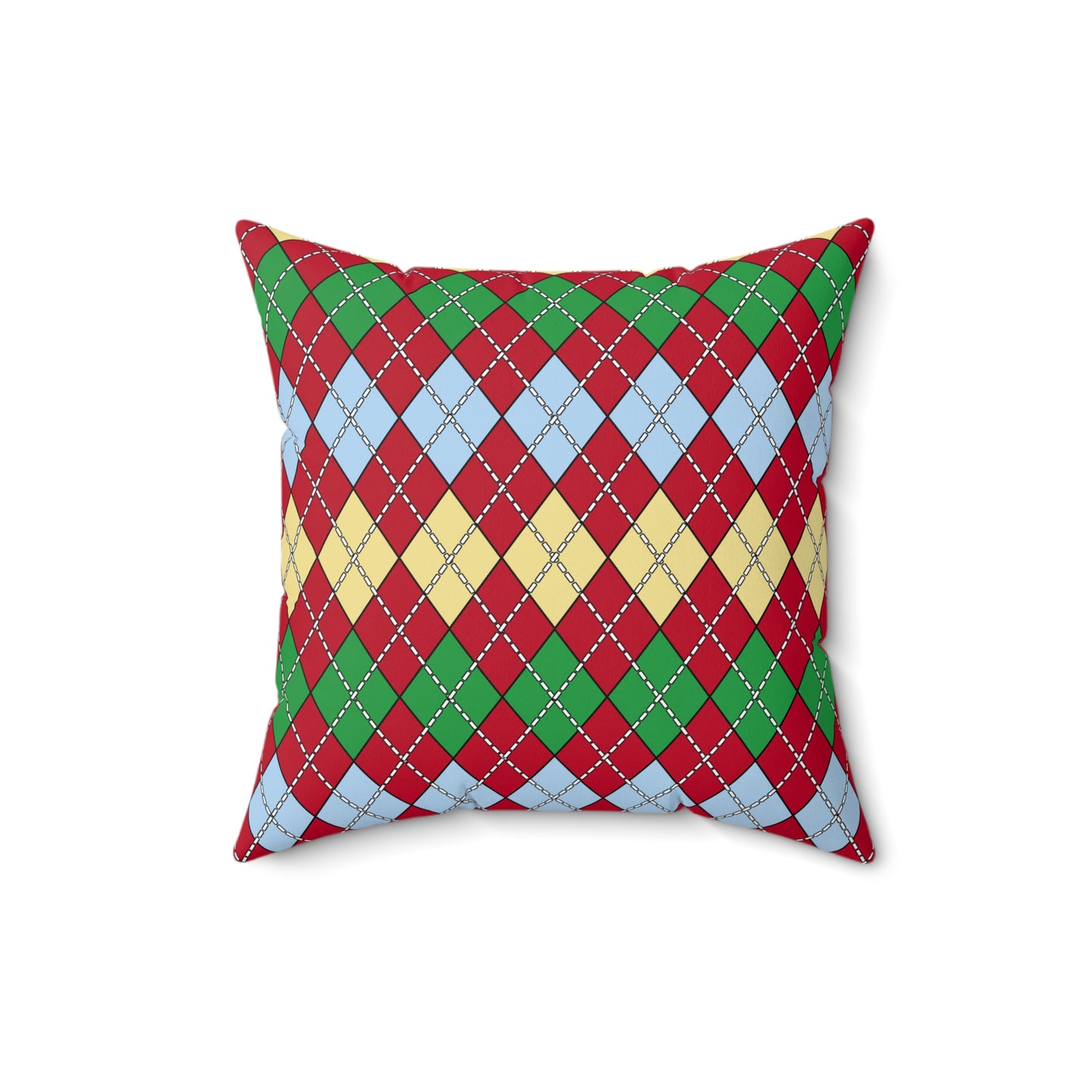 Eritrea Retro Argyle Cushion Pillow