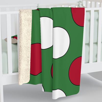Suriname Retro Polka Dots Blanket Throw