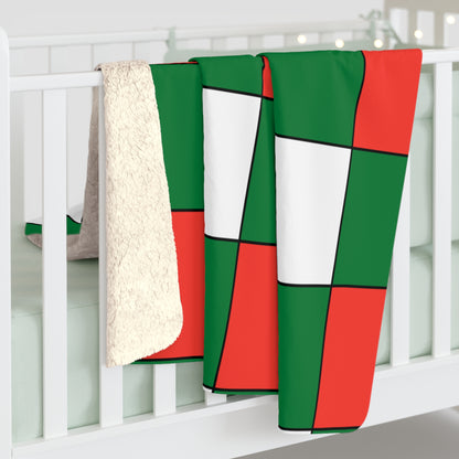 Madagascar Retro Check Blanket Throw