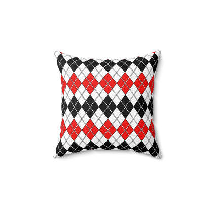 Yemen Retro Argyle Cushion Pillow