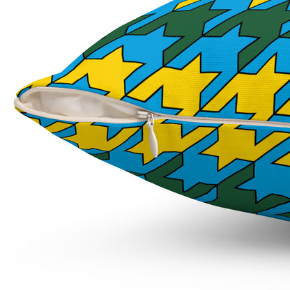 Rwanda Retro Houndstooth Cushion Pillow