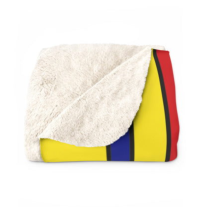 Colombia Retro Stripes Blanket Throw