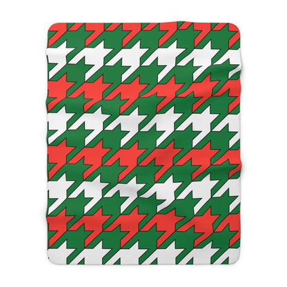 Madagascar Retro Houndstooth Blanket Throw