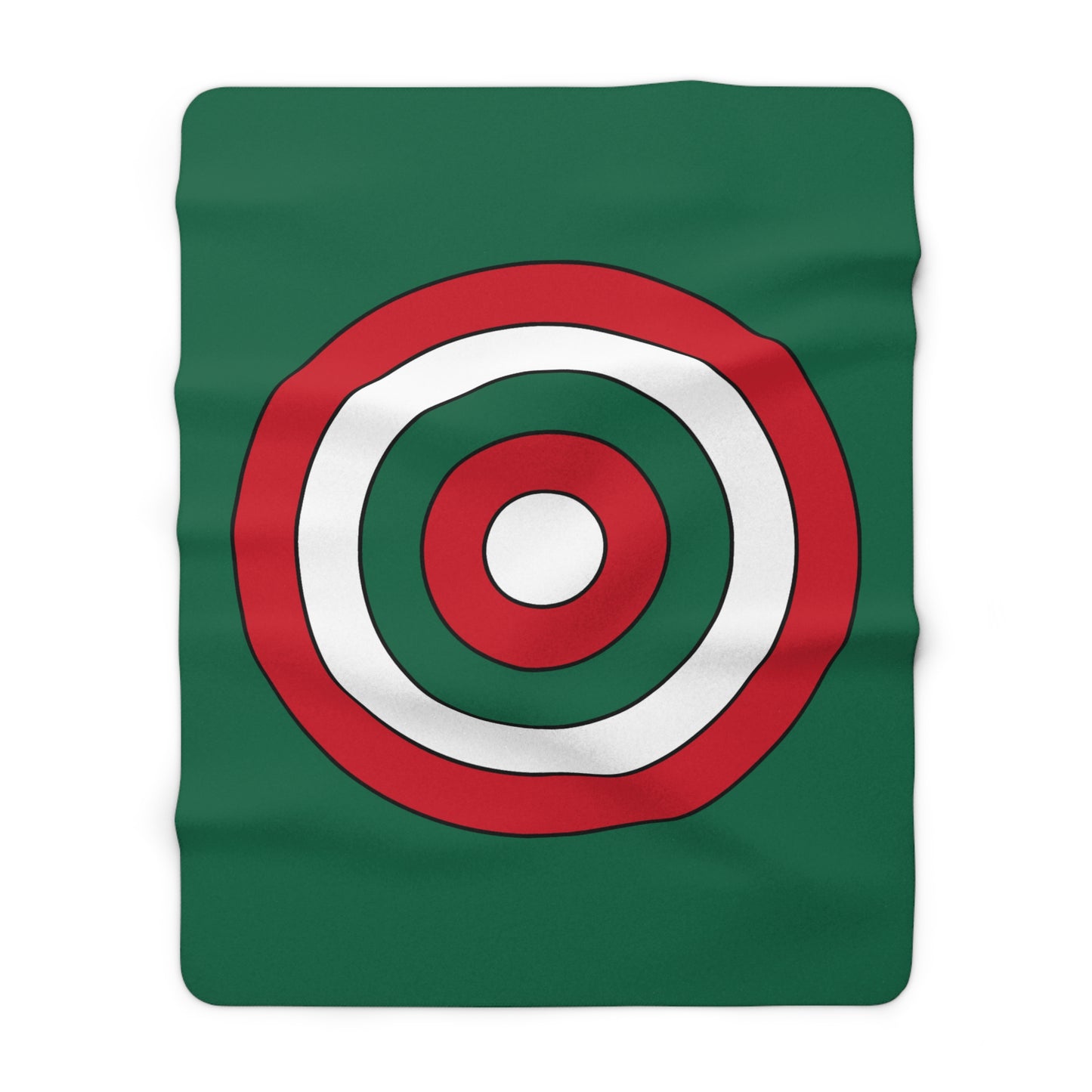 Mexico Retro Target Blanket Throw