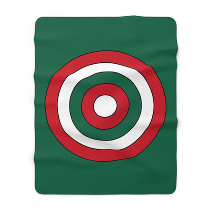 Mexico Retro Target Blanket Throw