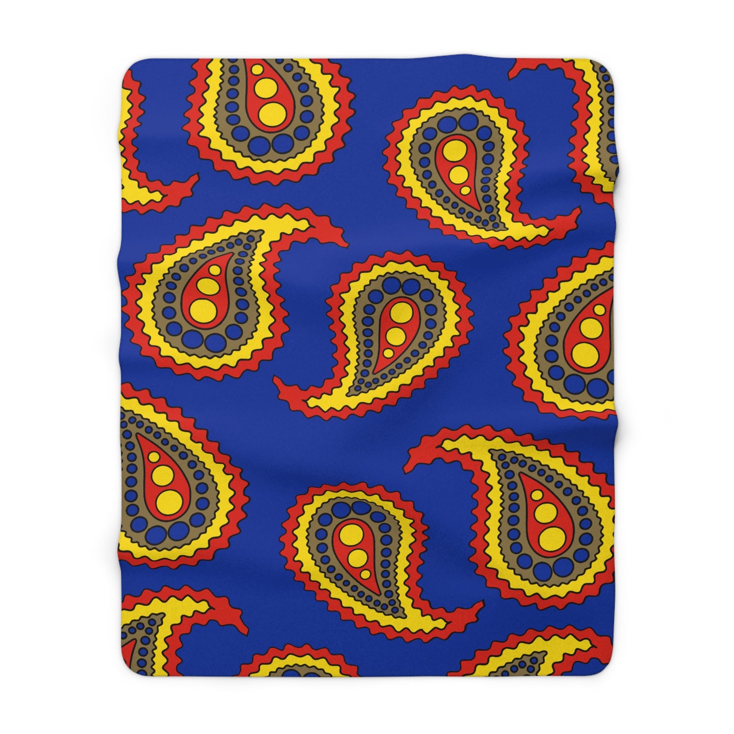 Moldova Retro Paisley Blanket Throw