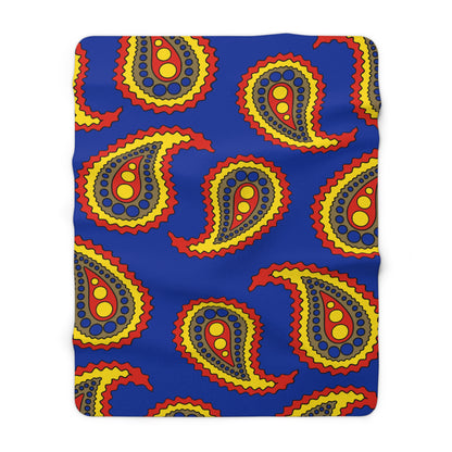 Moldova Retro Paisley Blanket Throw