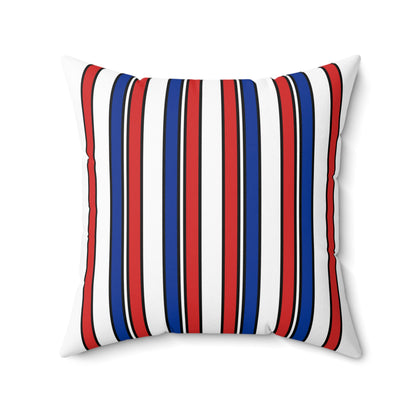 Faroe Islands Retro Stripes Cushion Pillow