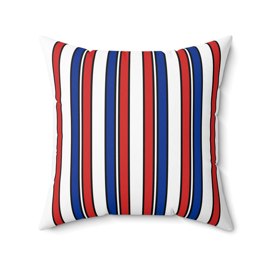 Faroe Islands Retro Stripes Cushion Pillow