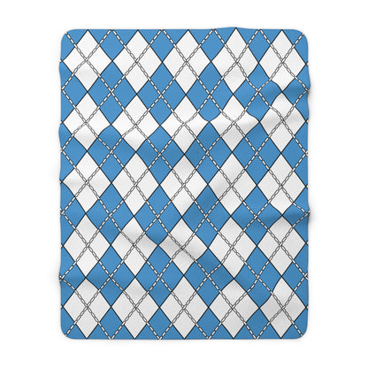 Guatemala Retro Argyle Blanket Throw