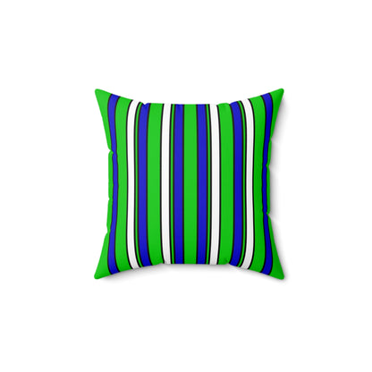 Sierra Leone Retro Stripes Cushion Pillow