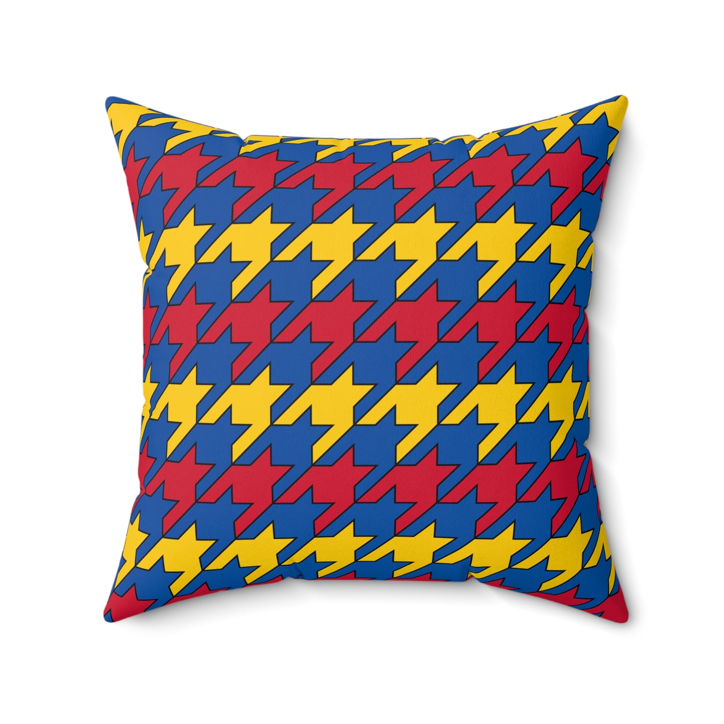 Aland Islands Retro Houndstooth Cushion Pillow
