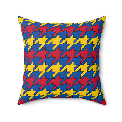 Aland Islands Retro Houndstooth Cushion Pillow