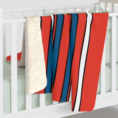 Kiribati Retro Stripes Blanket Throw