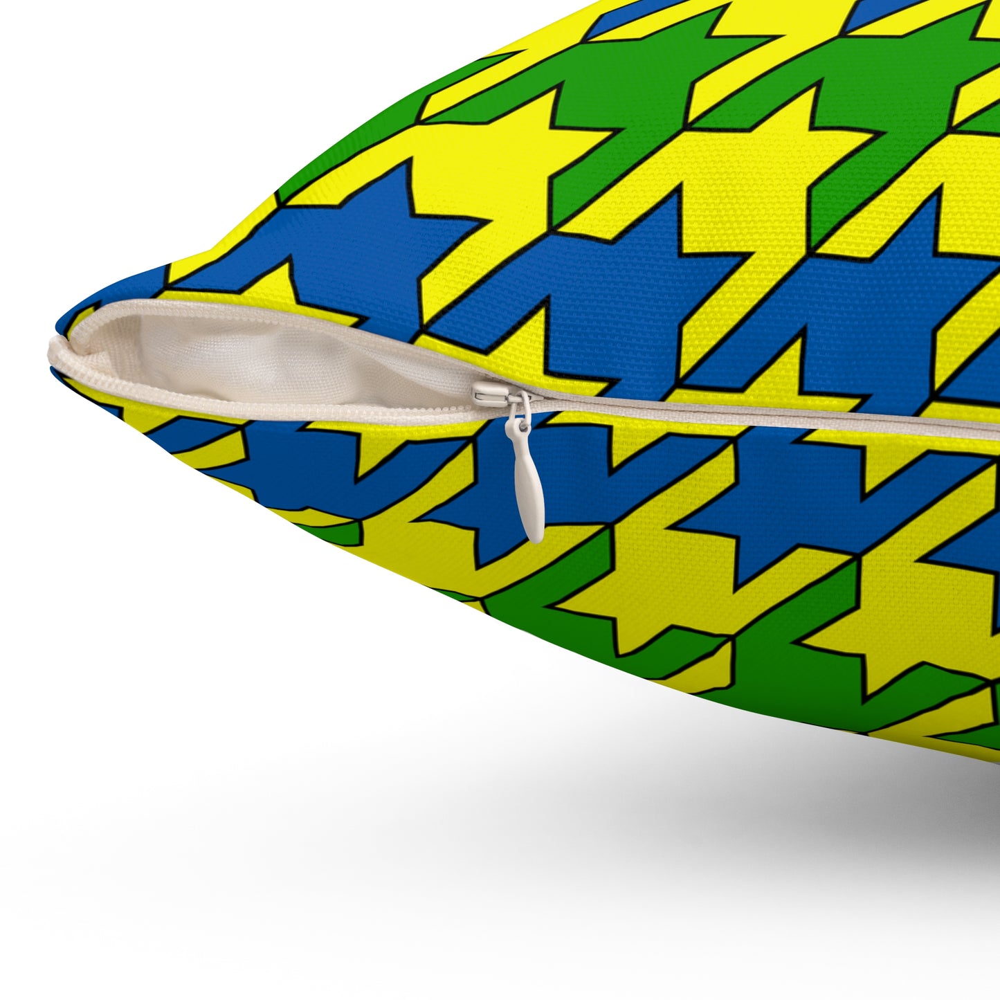 Saint Vincent And The Grenadines Retro Houndstooth Cushion Pillow