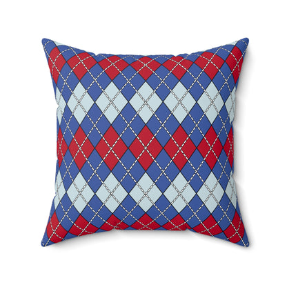 Guam Retro Argyle Cushion Pillow