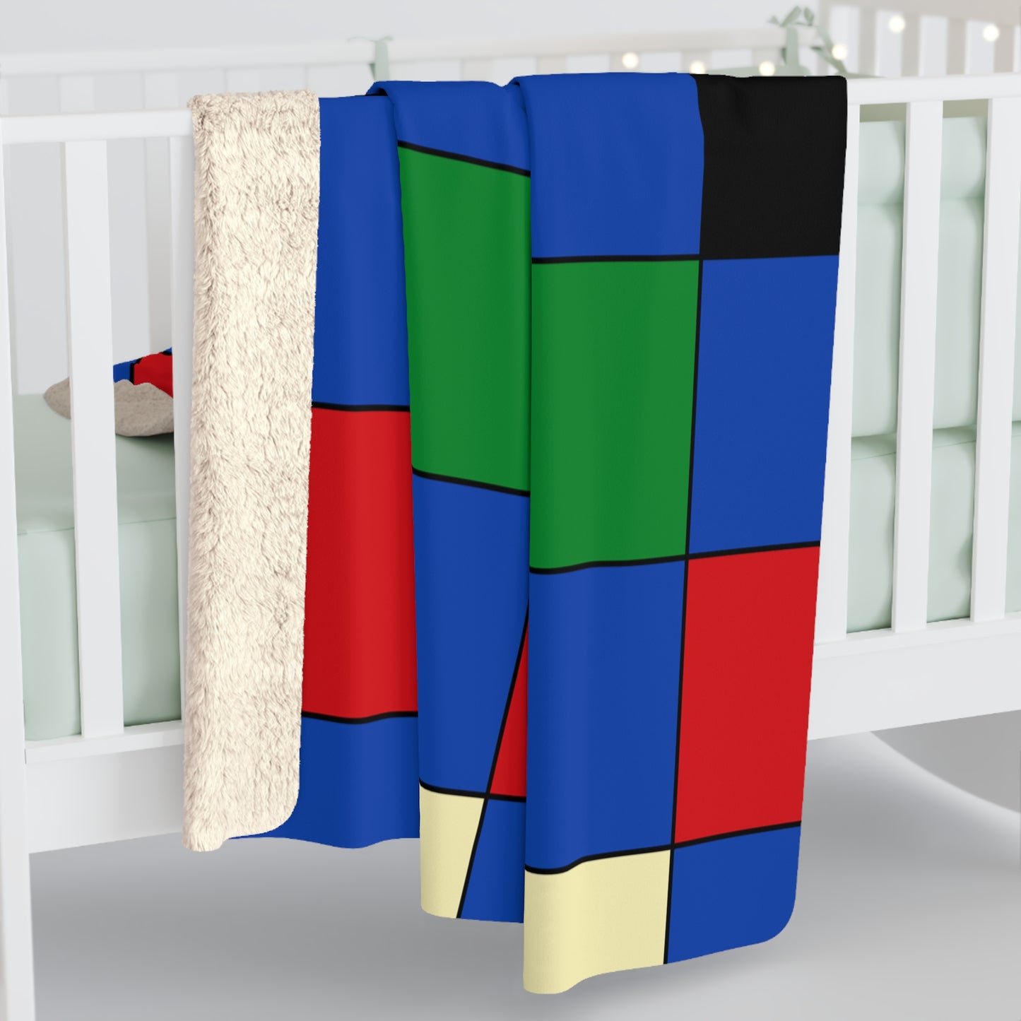 South Sudan Retro Check Blanket Throw