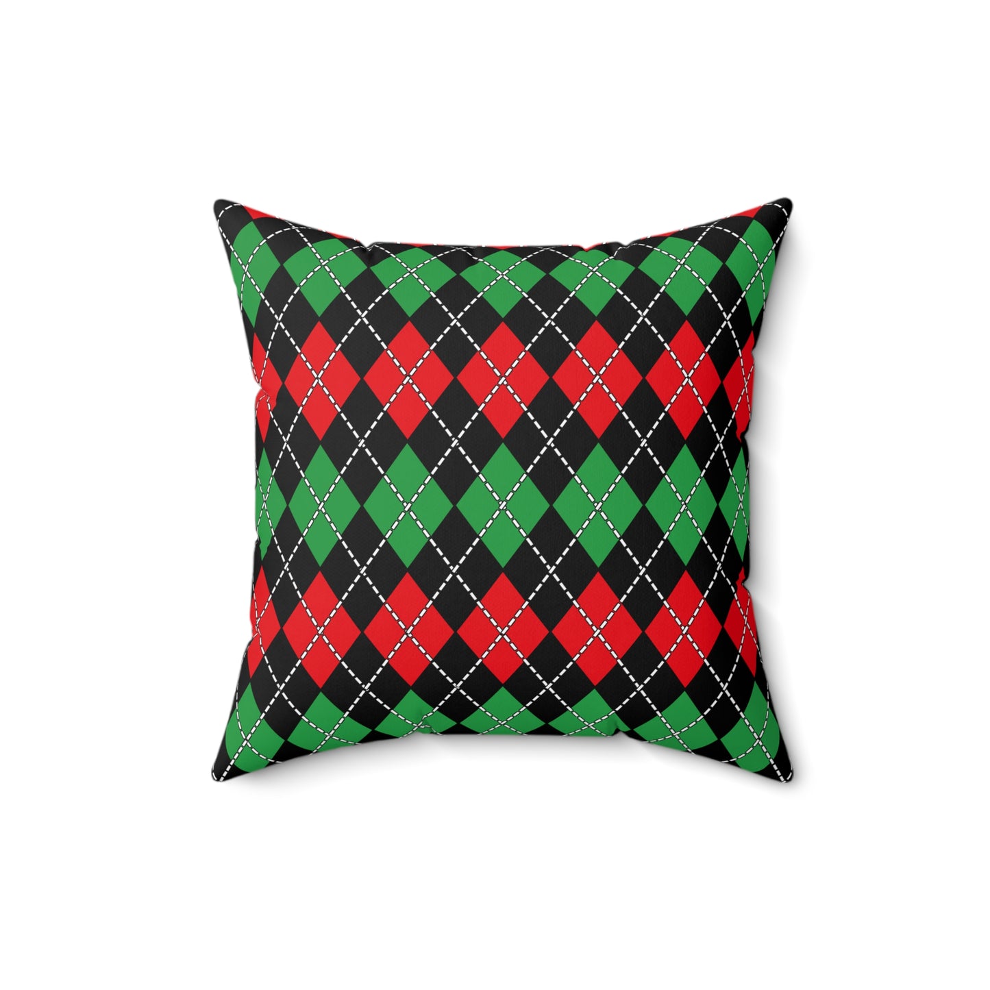 Libya Retro Argyle Cushion Pillow