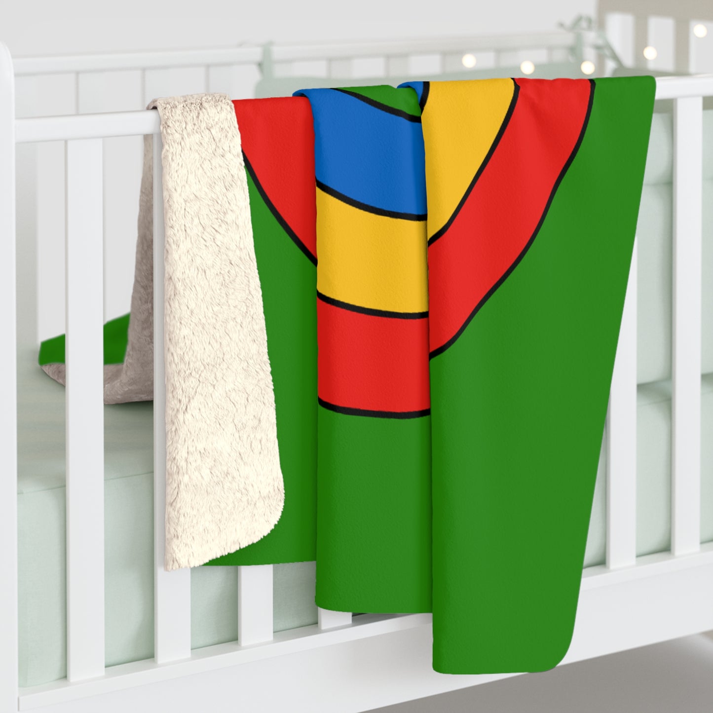 Ethiopia Retro Target Blanket Throw