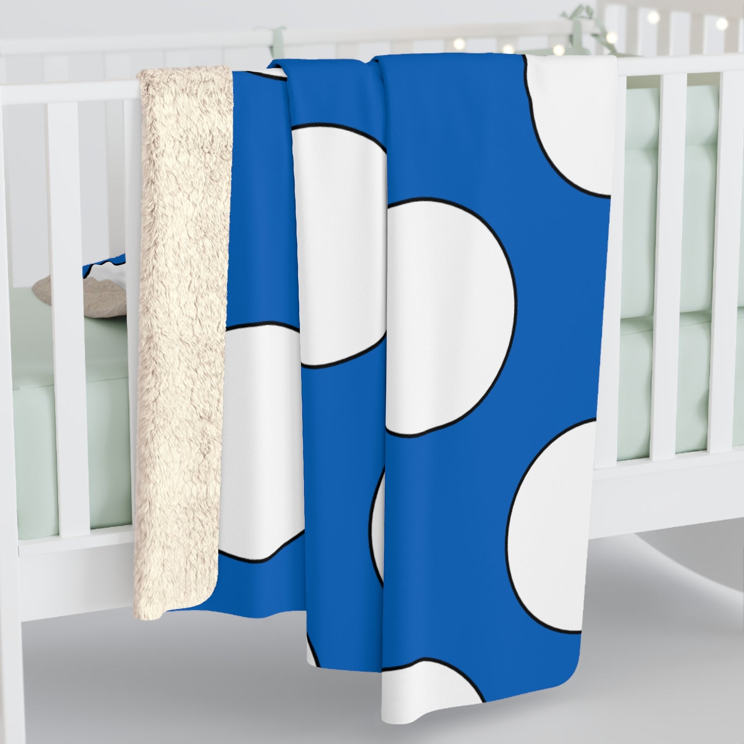 Scotland Retro Polka Dots Blanket Throw