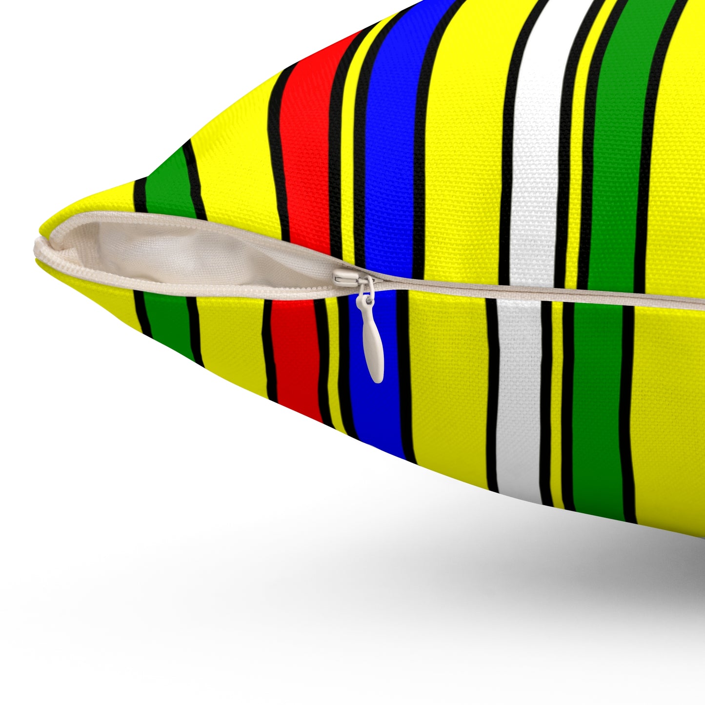 Central African Republic Retro Stripes Cushion Pillow