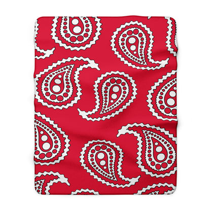 Poland Retro Paisley Blanket Throw