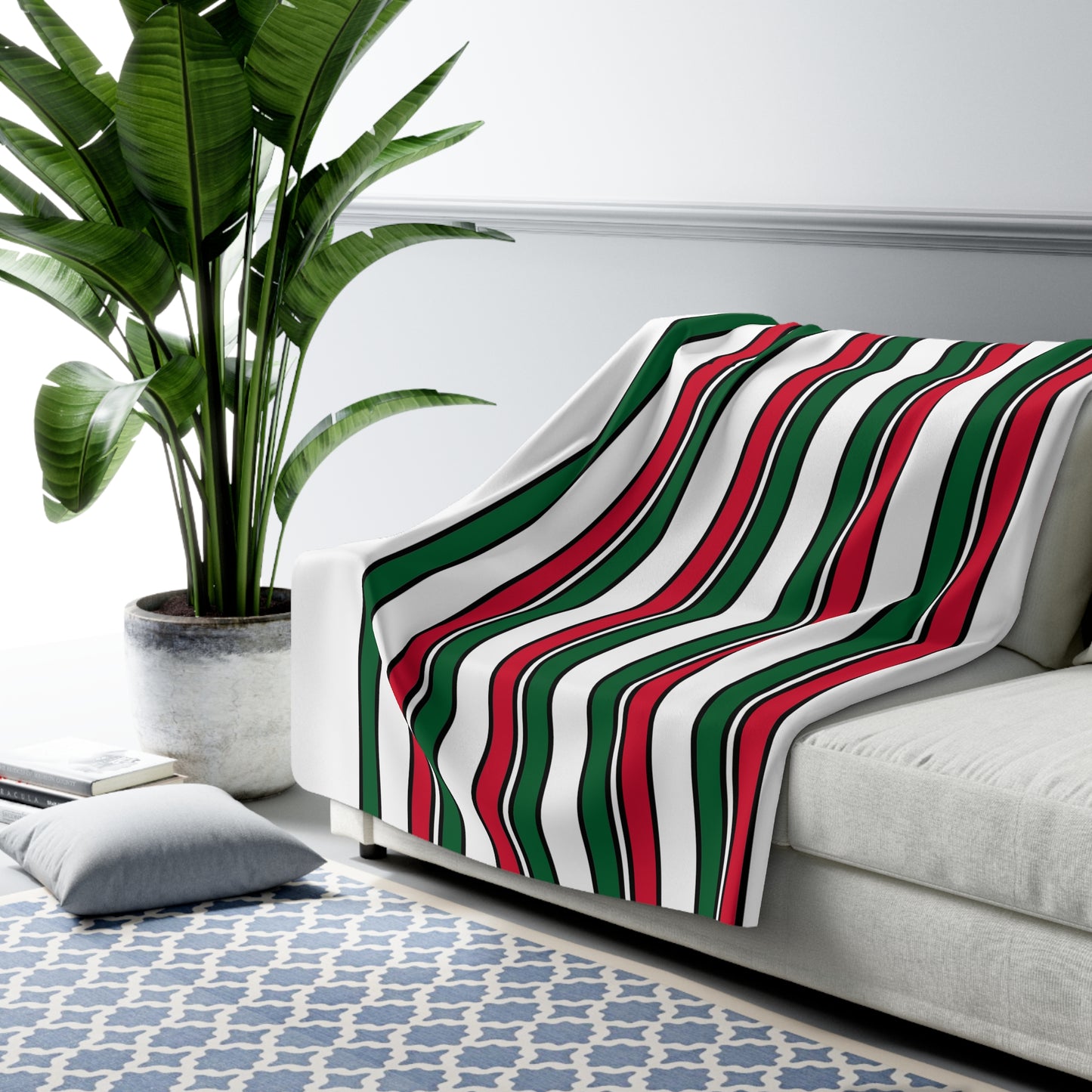 Algeria Retro Stripes Blanket Throw