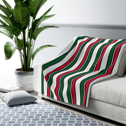 Algeria Retro Stripes Blanket Throw