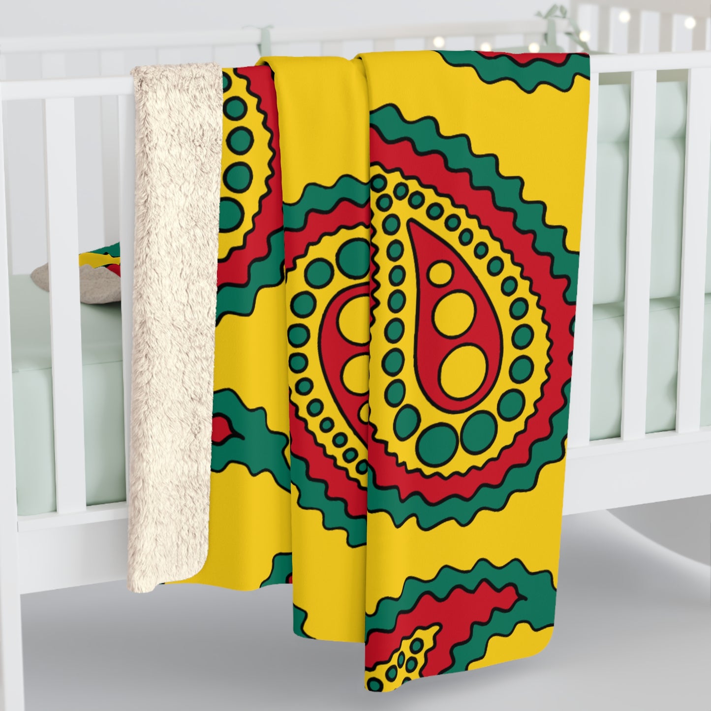 Cameroon Retro Paisley Blanket Throw